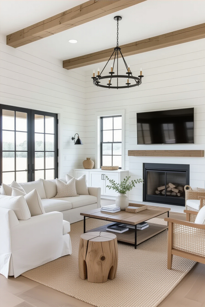 Modern Country Chic Living Room Trends