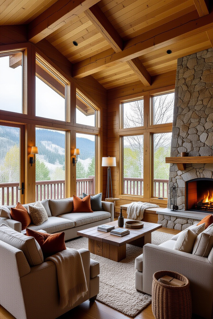 Mountain House Interior Design: Cozy and Chic Retreats