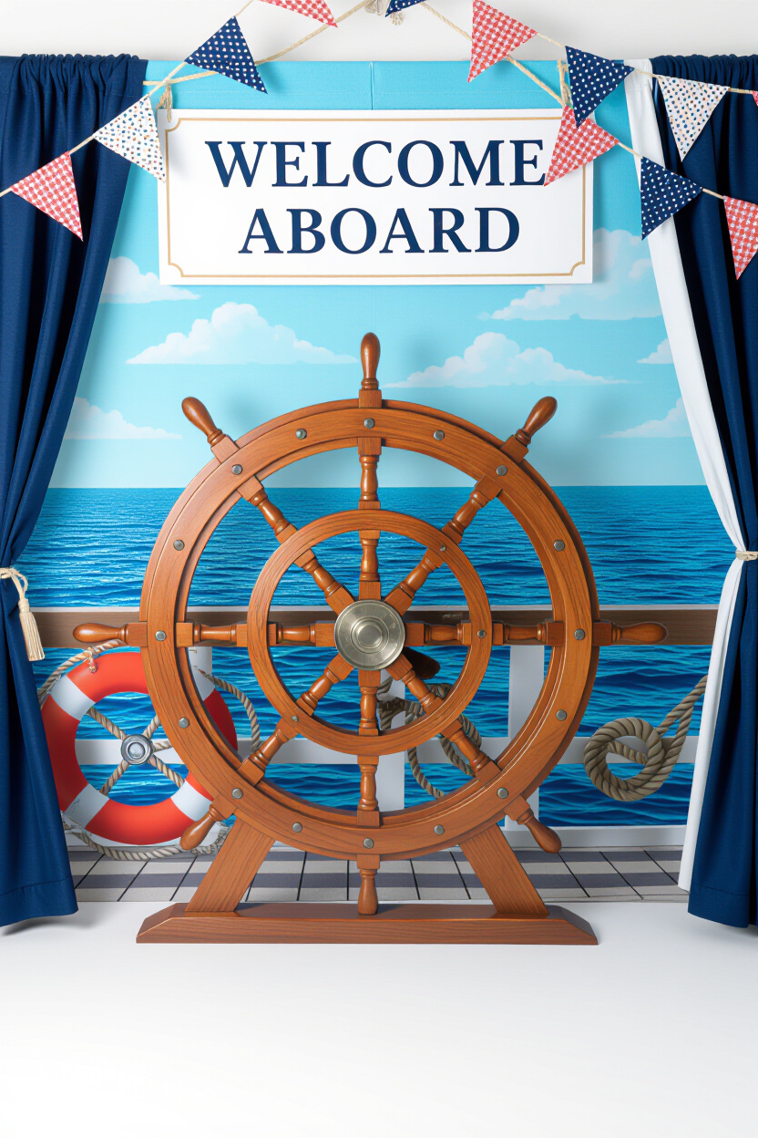 Nautical Backdrop for Photo Opportunities