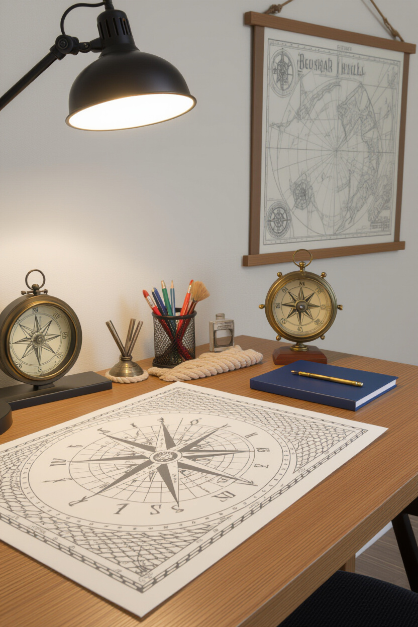 Nautical Office Decor: Inspired by the Sea