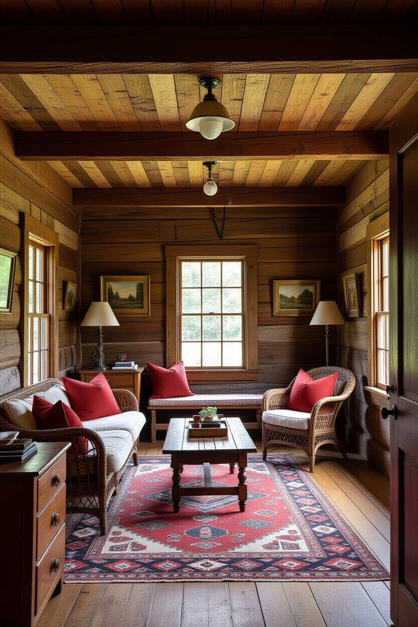 Old Cabin Interior: Preserving Charm While Modernizing