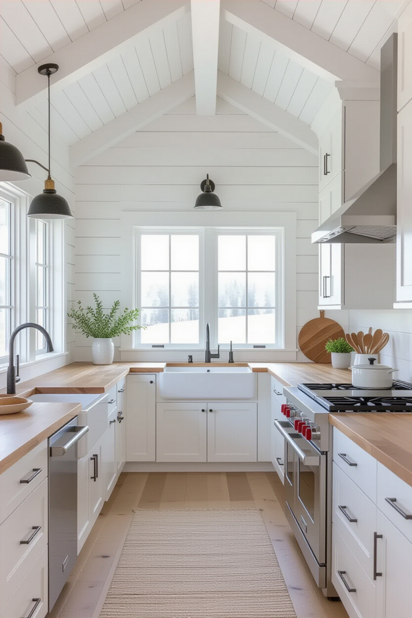 Painted Log Cabin Interiors: Embracing a Fresh, Bright Look