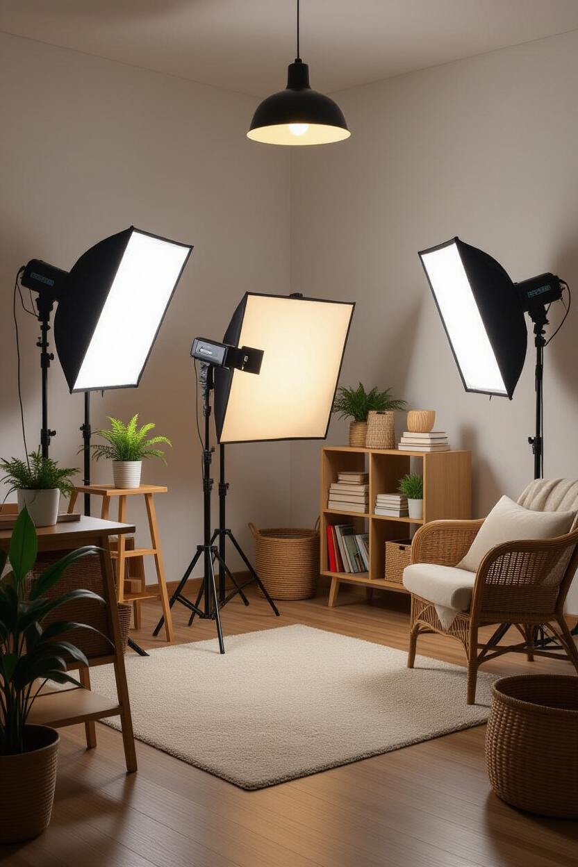 Photography Studio Setup Small Spaces: DIY Magic