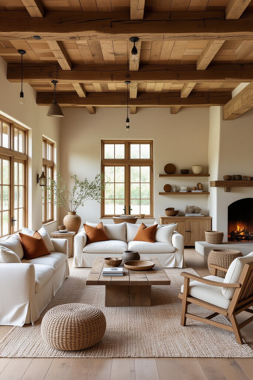 Rustic Boho House Interior: A Farmhouse Twist