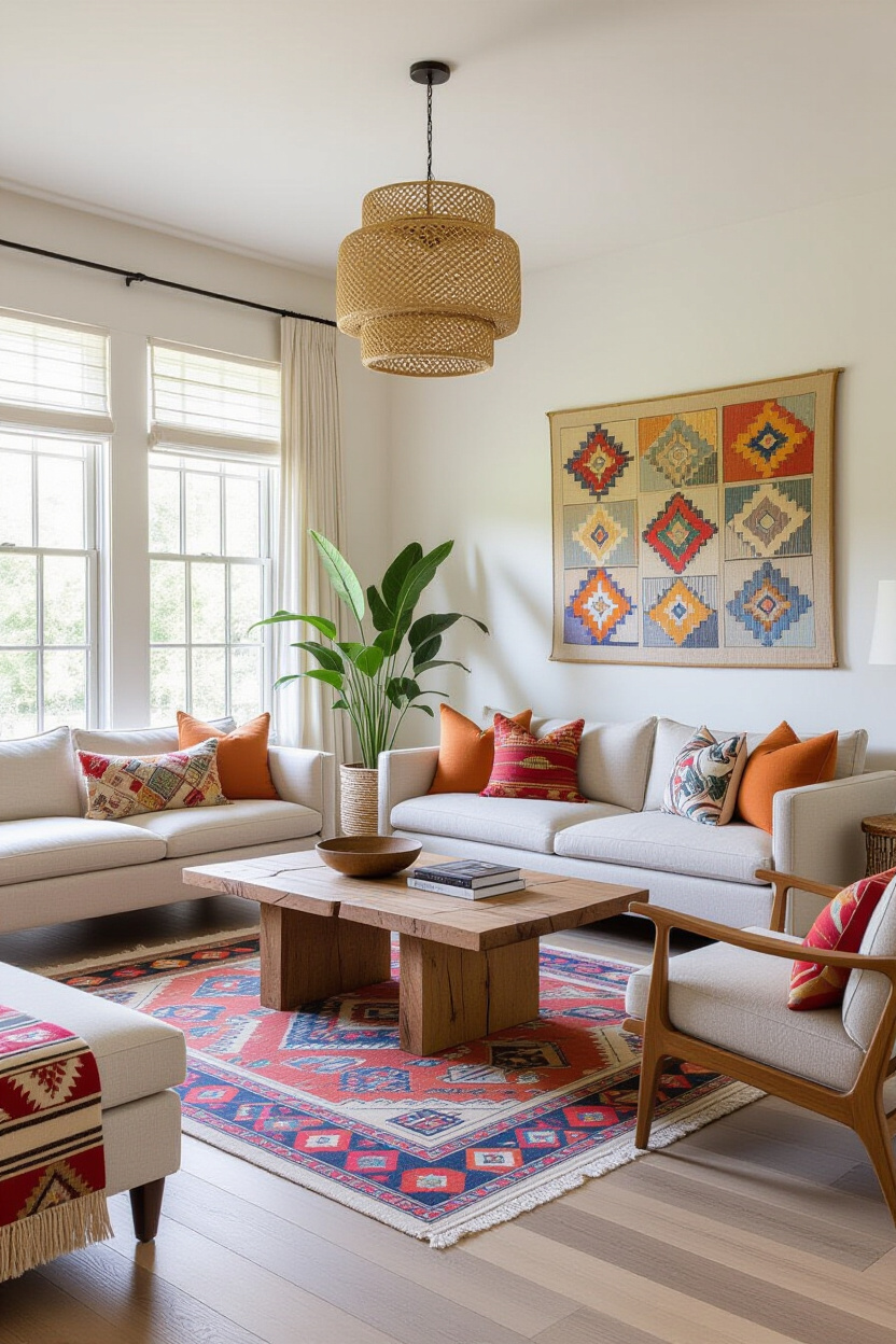 Simple Eclectic Home: Effortless Global Style for Every Room