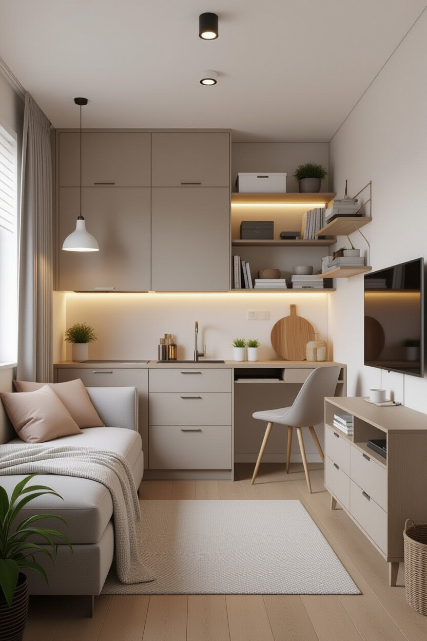 Small Studio Apartment Design: Maximizing Every Square Foot