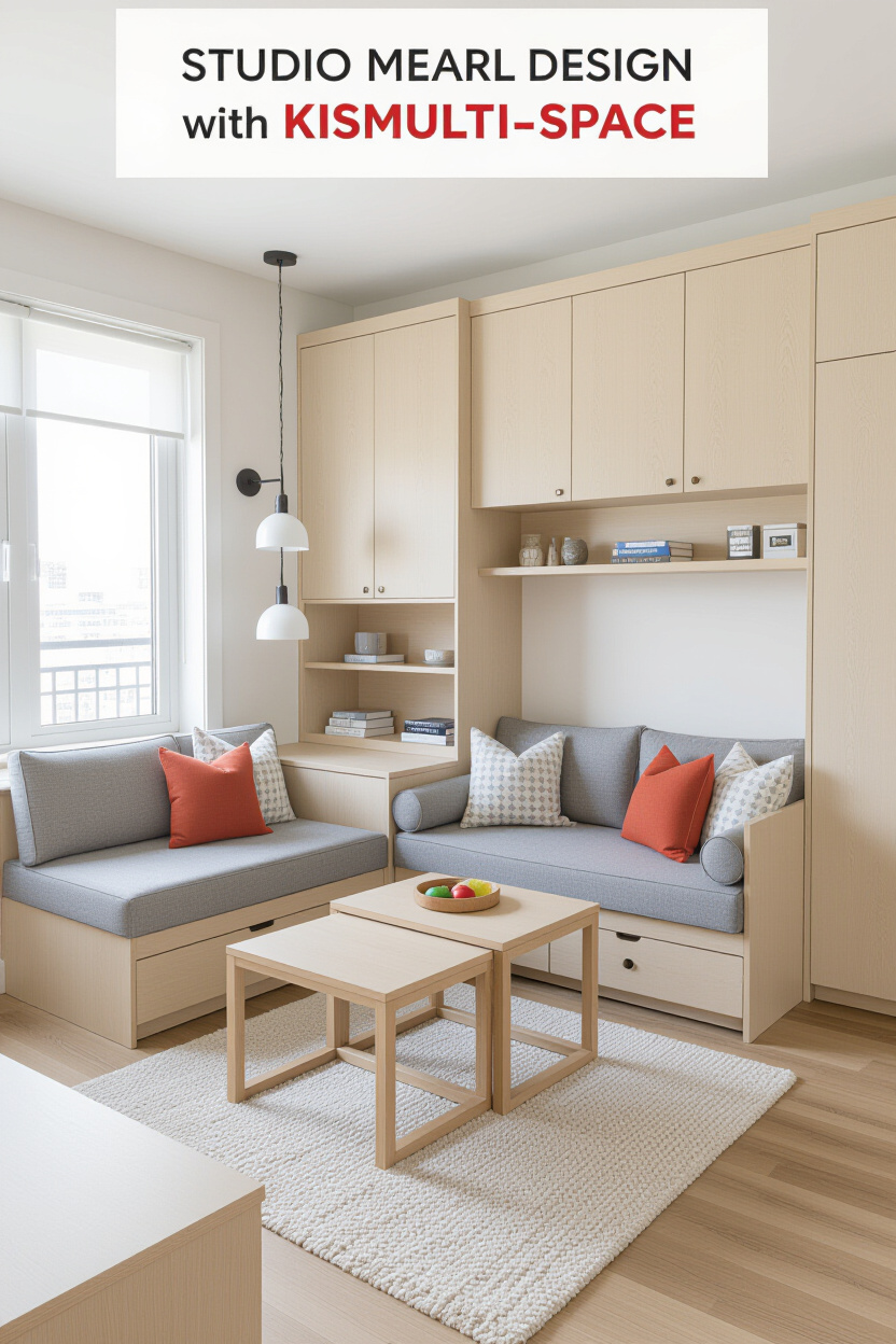 Studio Room Design Small Spaces: Smart Furniture Choices