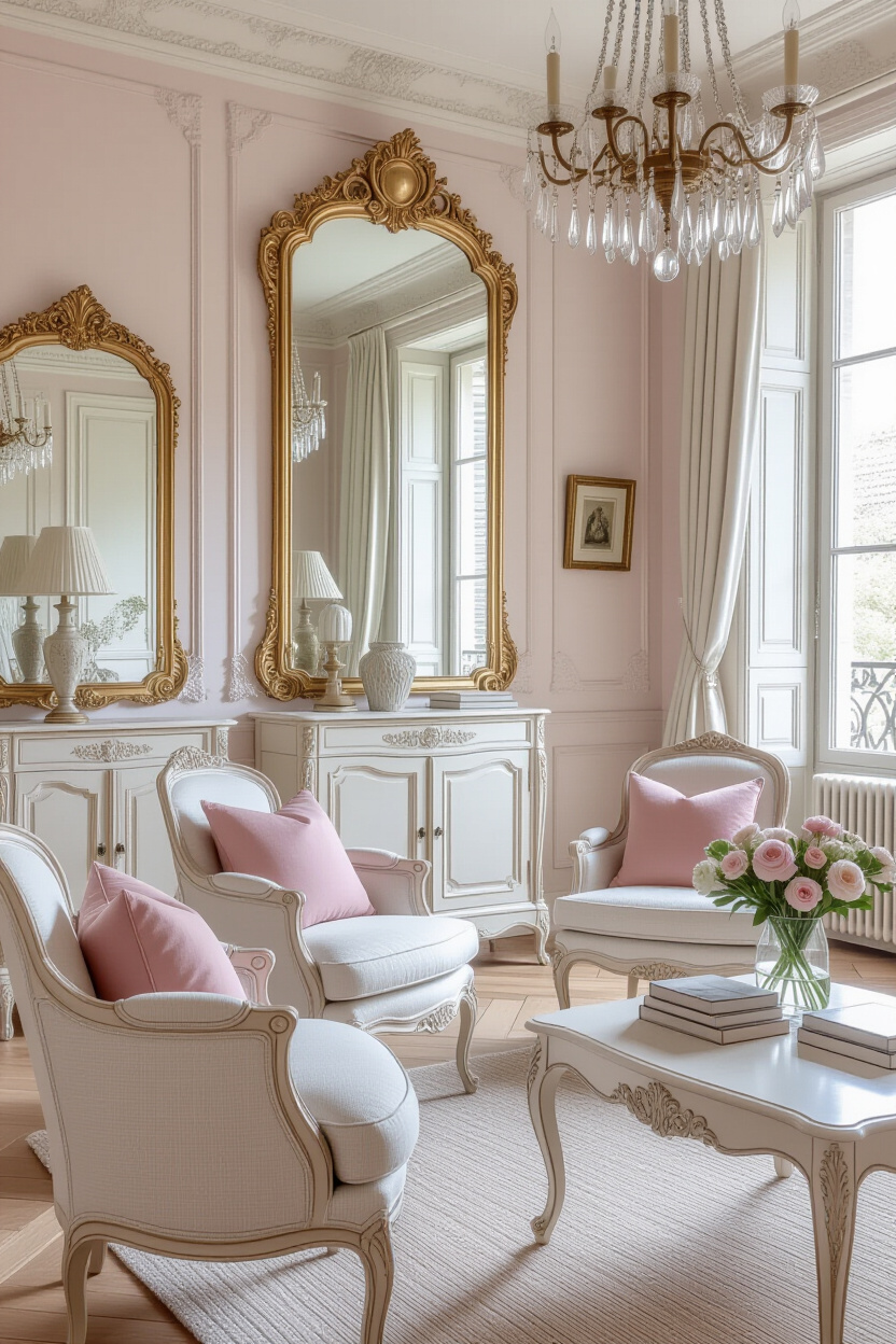 The Allure of French Shabby Chic Living Room Design