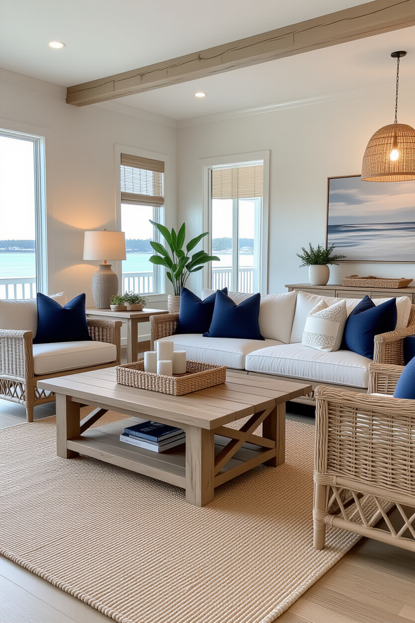 Transform Your Living Room with Nautical Interior Design