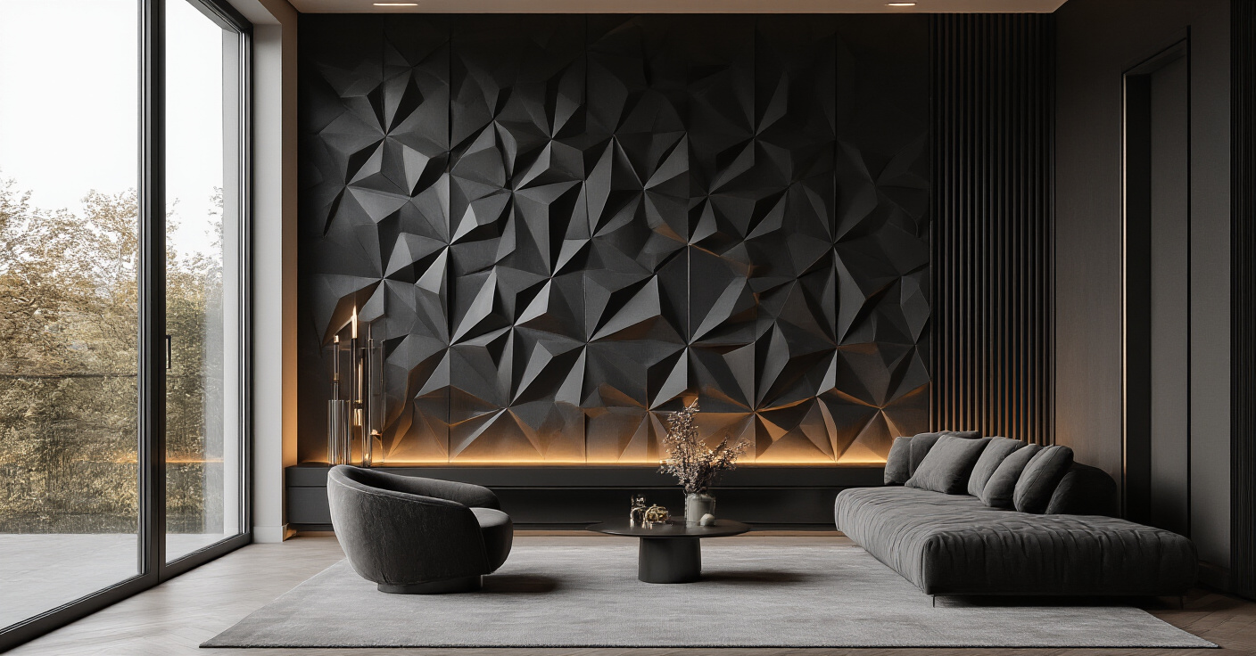 Modern Diamond Wall