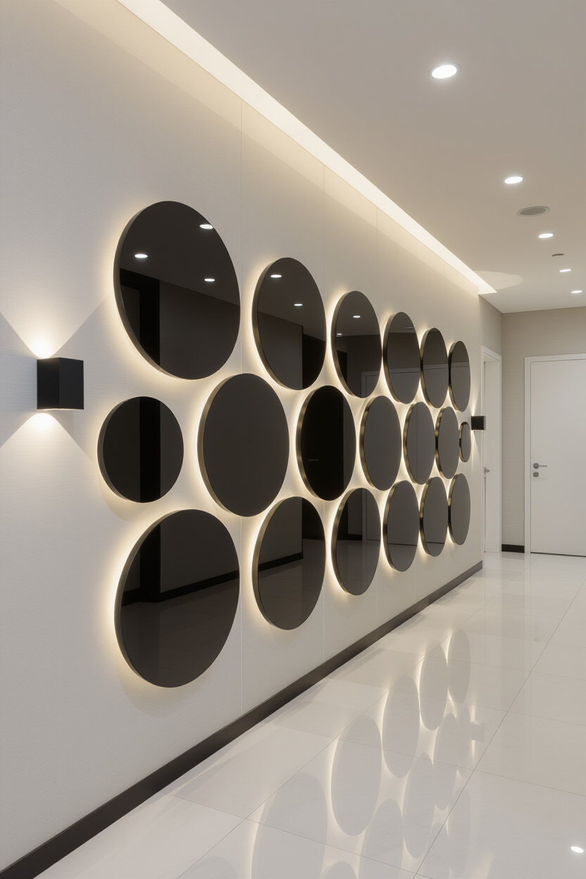 Black Mirror Wall Decor: Bold and Contemporary Accents