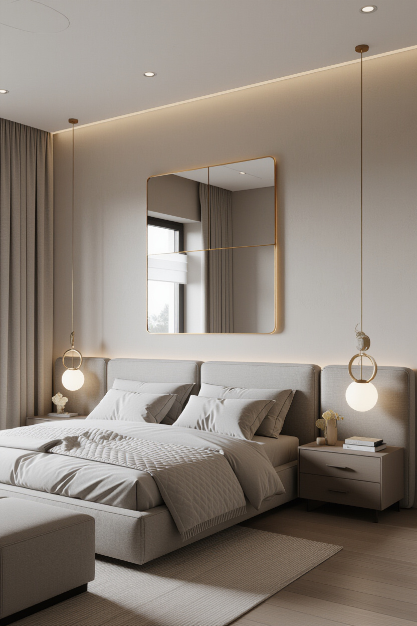 Bringing Geometric Mirror Designs into Your Bedroom Aesthetic