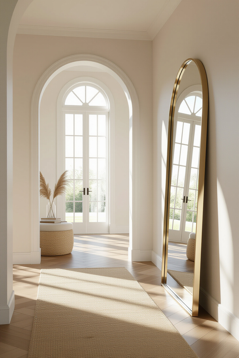 Cathedral Mirror Wall Decor: Architectural Grace for Your Home