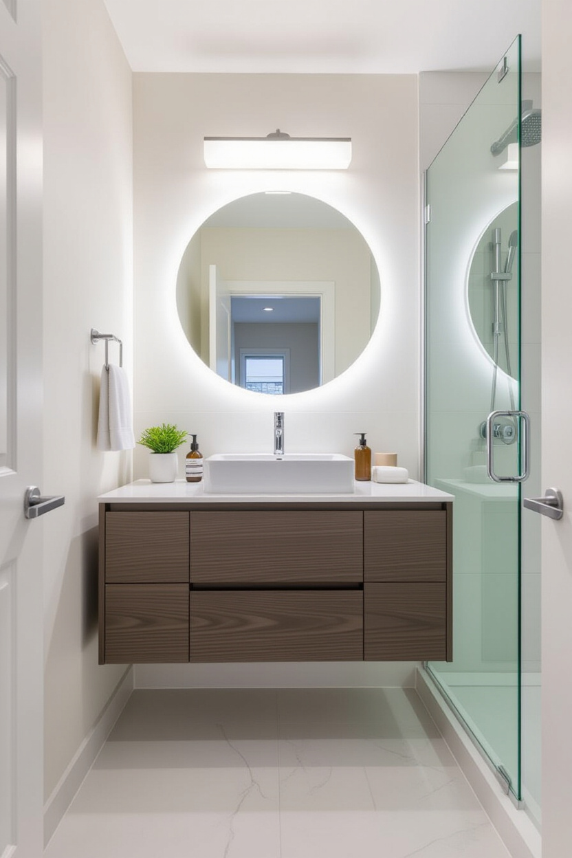 Chic Solutions: Single Sink Bathroom Vanity Mirror Options