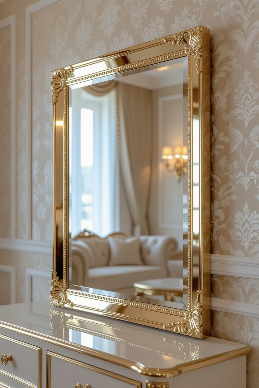 Choosing Luxury Living-Room Mirrors: Materials and Finishes