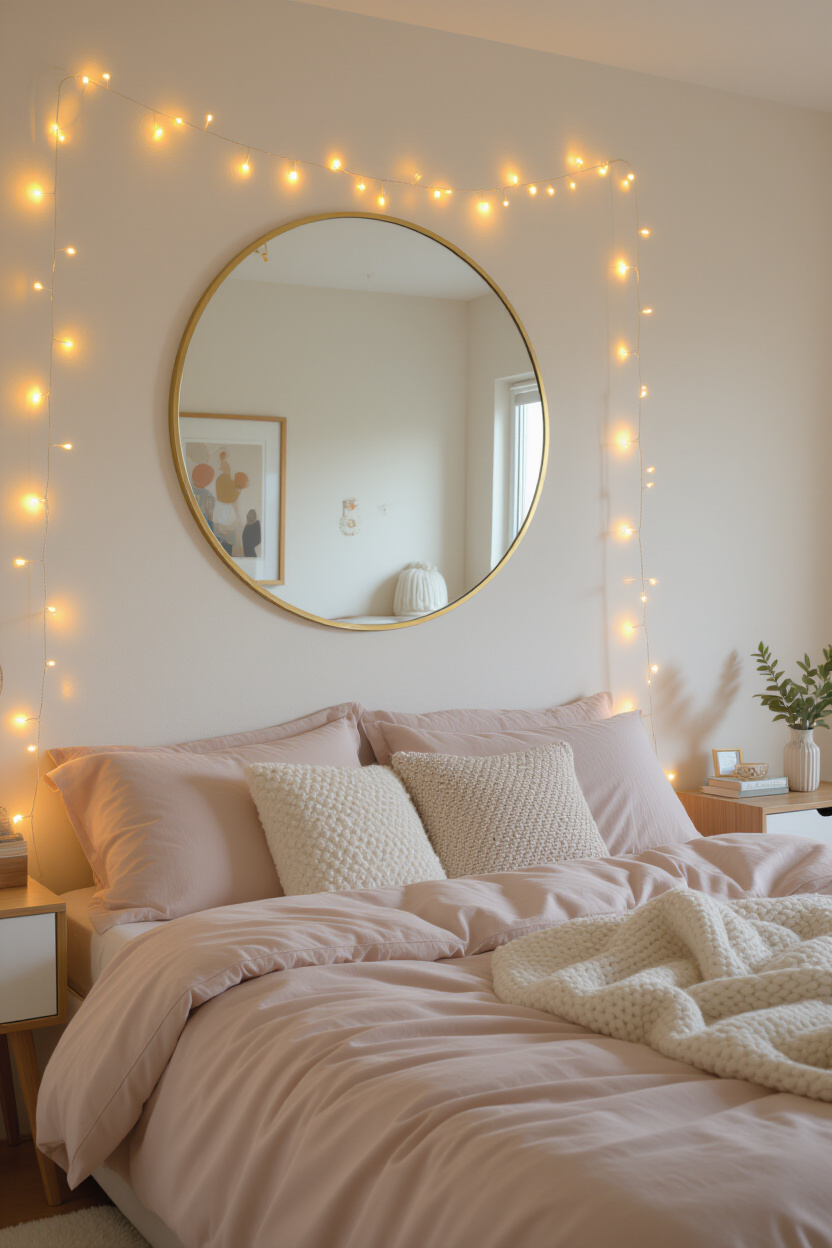 Circle Mirror Bedroom Wall Decor: Aesthetic Inspiration