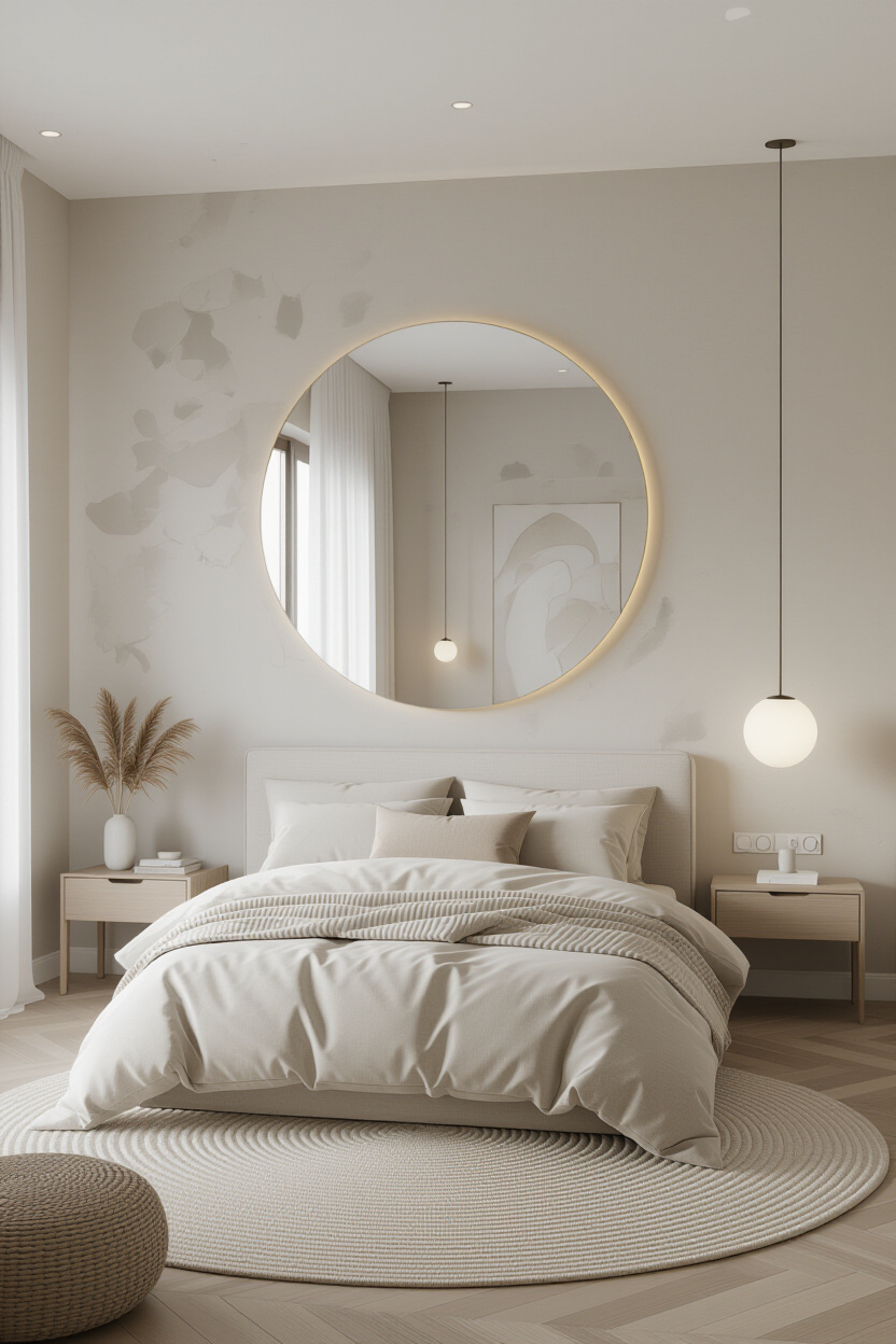 Circle Mirror Wall Decor: Modernizing Your Space with Geometric Style
