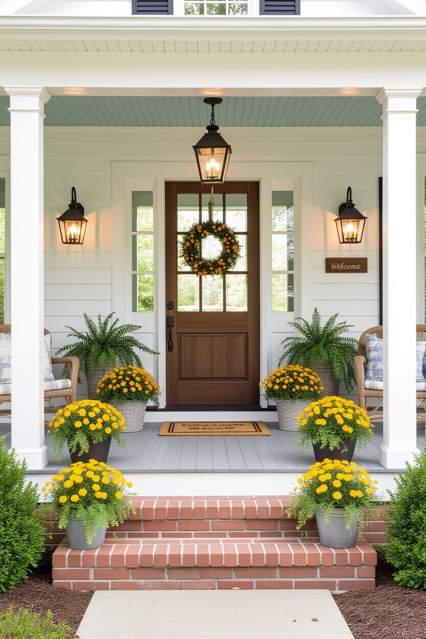 Craft a Welcoming Spring Front Porch Entrance
