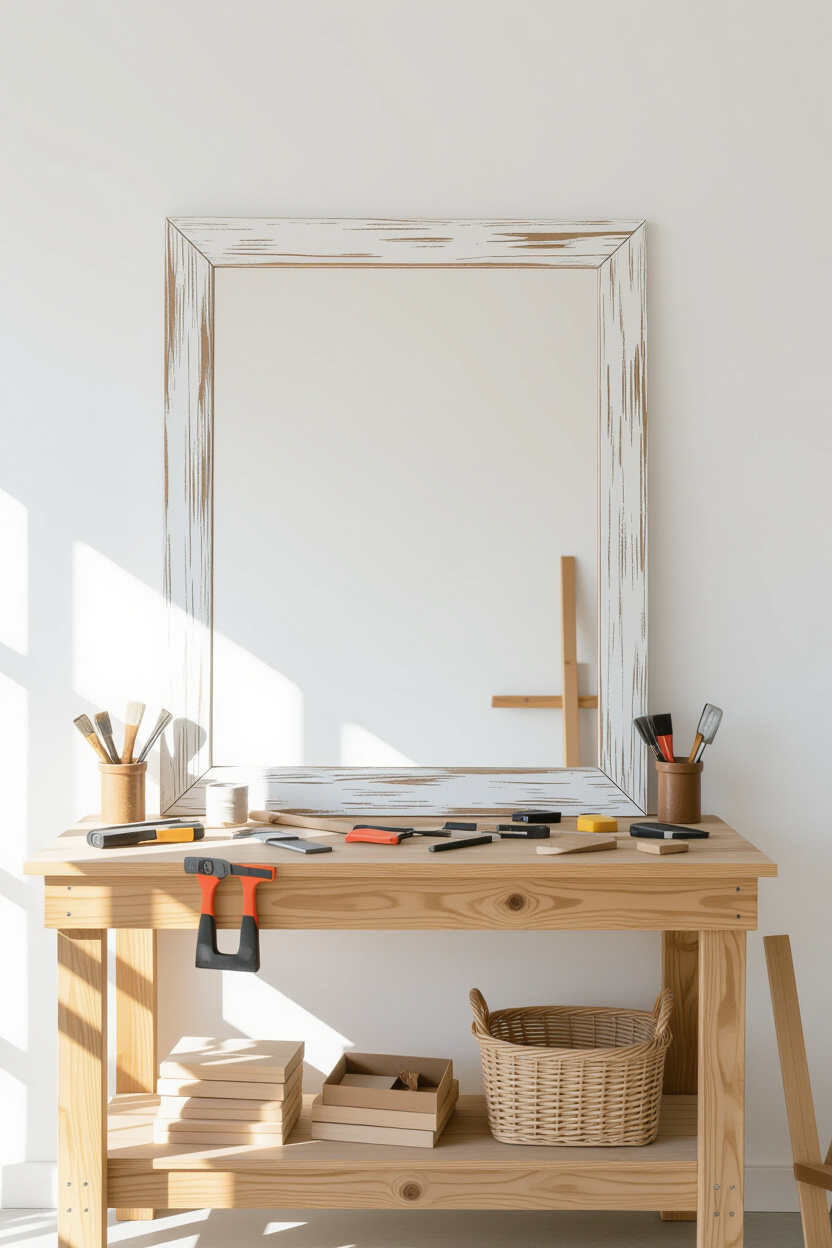 Crafting a Rustic Mirror Frame: DIY Ideas