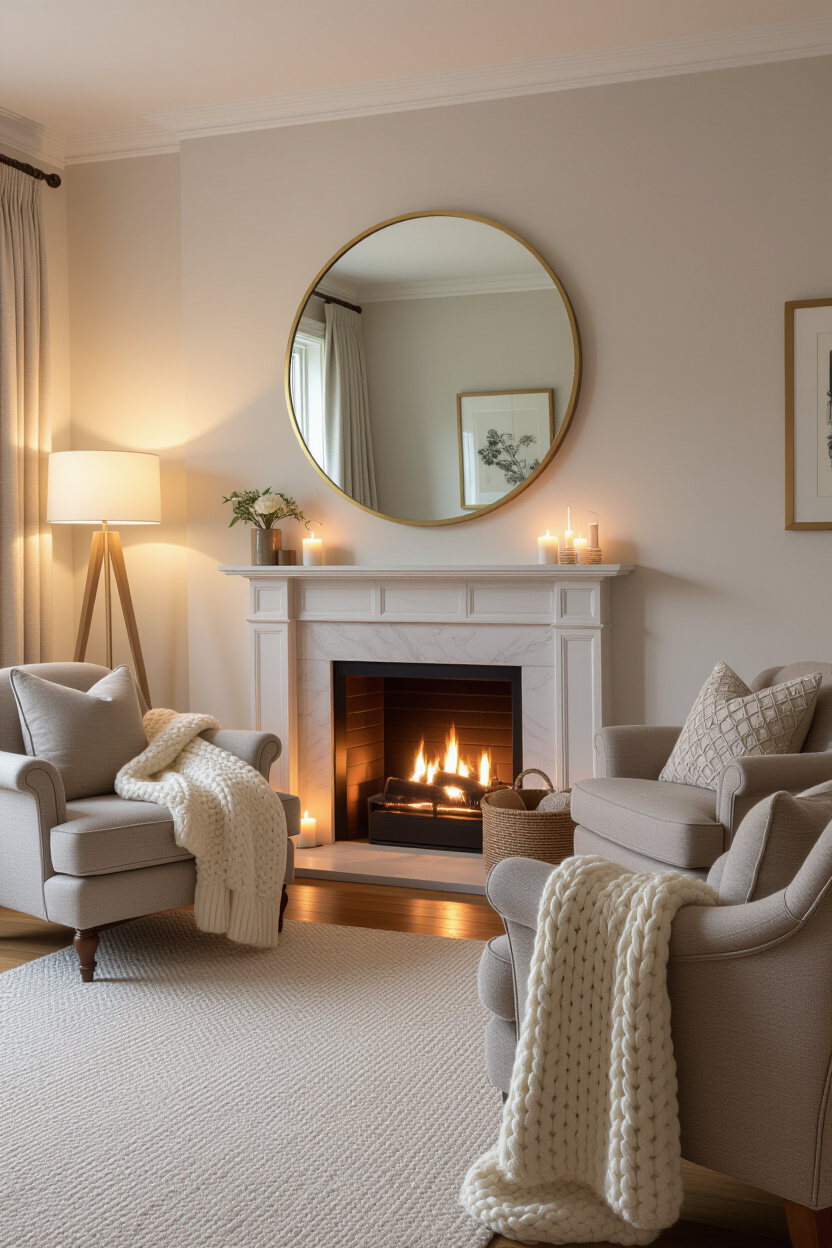 Creating a Cozy Vibe: The Role of Mirrors in Your Living Area