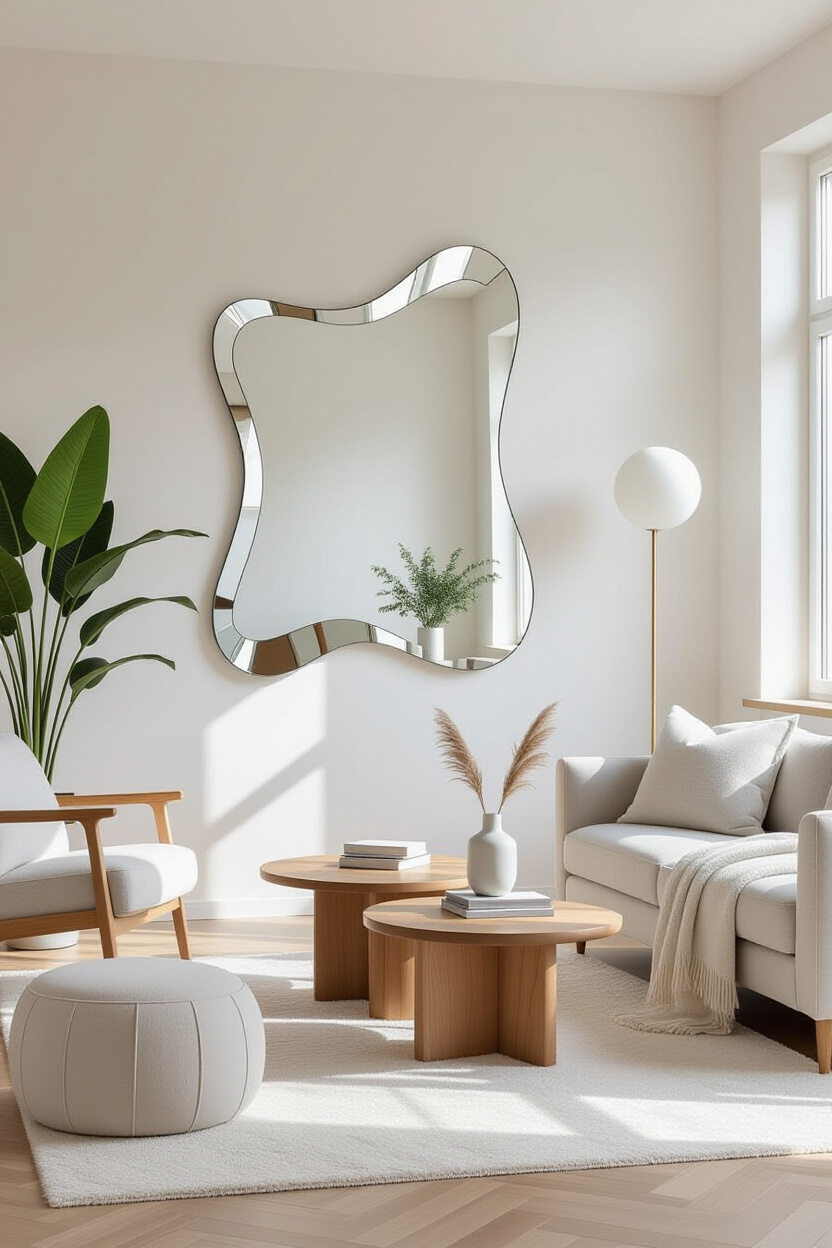 Curating a Modern Aesthetic with Statement Living Room Mirrors