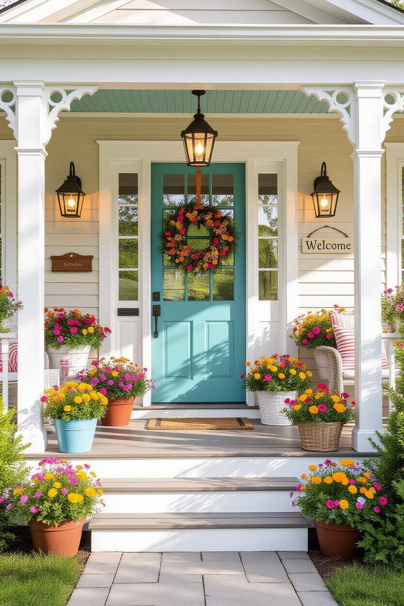 Cute Front Porch Ideas for a Cheerful Vibe