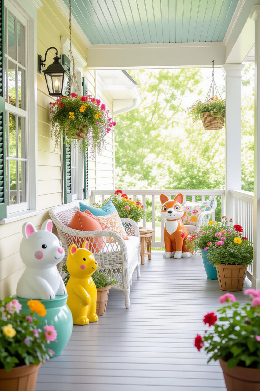 Cute Porch Decor Ideas for a Playful Look