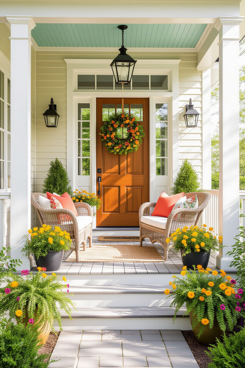 Decorate Your Front Porch for Spring's Vibe