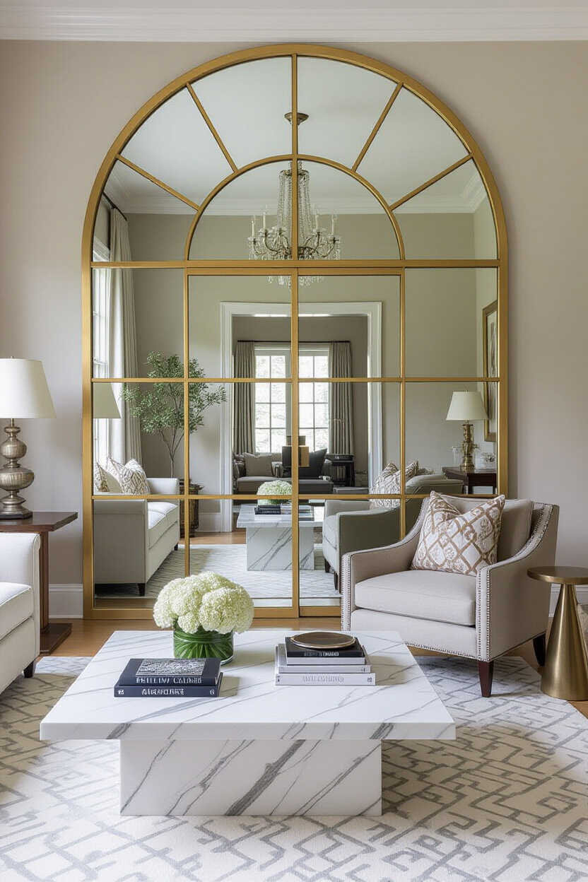 Designing Your Space with Luxury Living-Room Mirrors