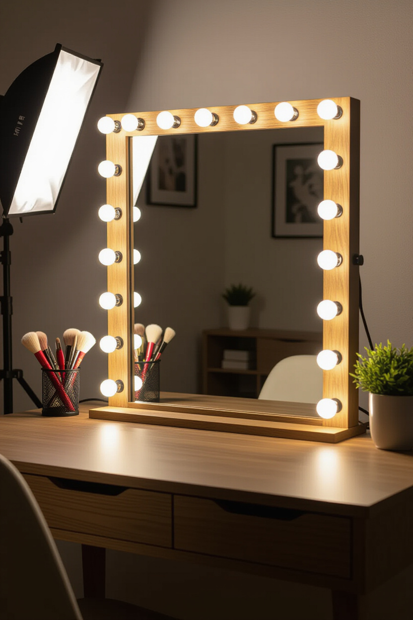 DIY Glamour: Creating Your Own Hollywood Vanity Mirror
