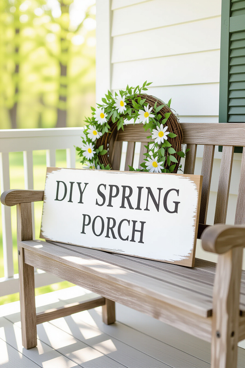 DIY Spring Porch Decor for a Personal Touch