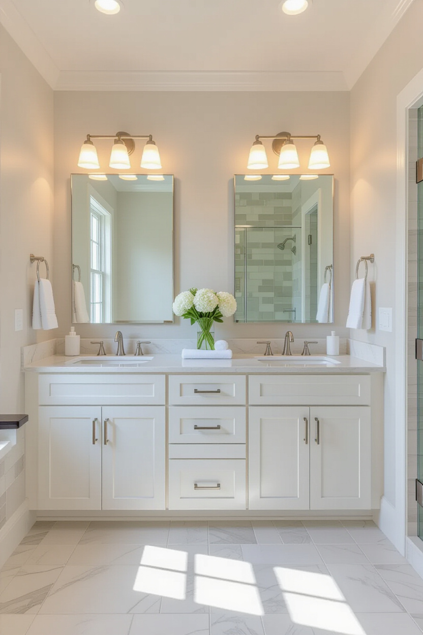 Double the Style: Bathroom Vanity Mirrors for Double Sinks