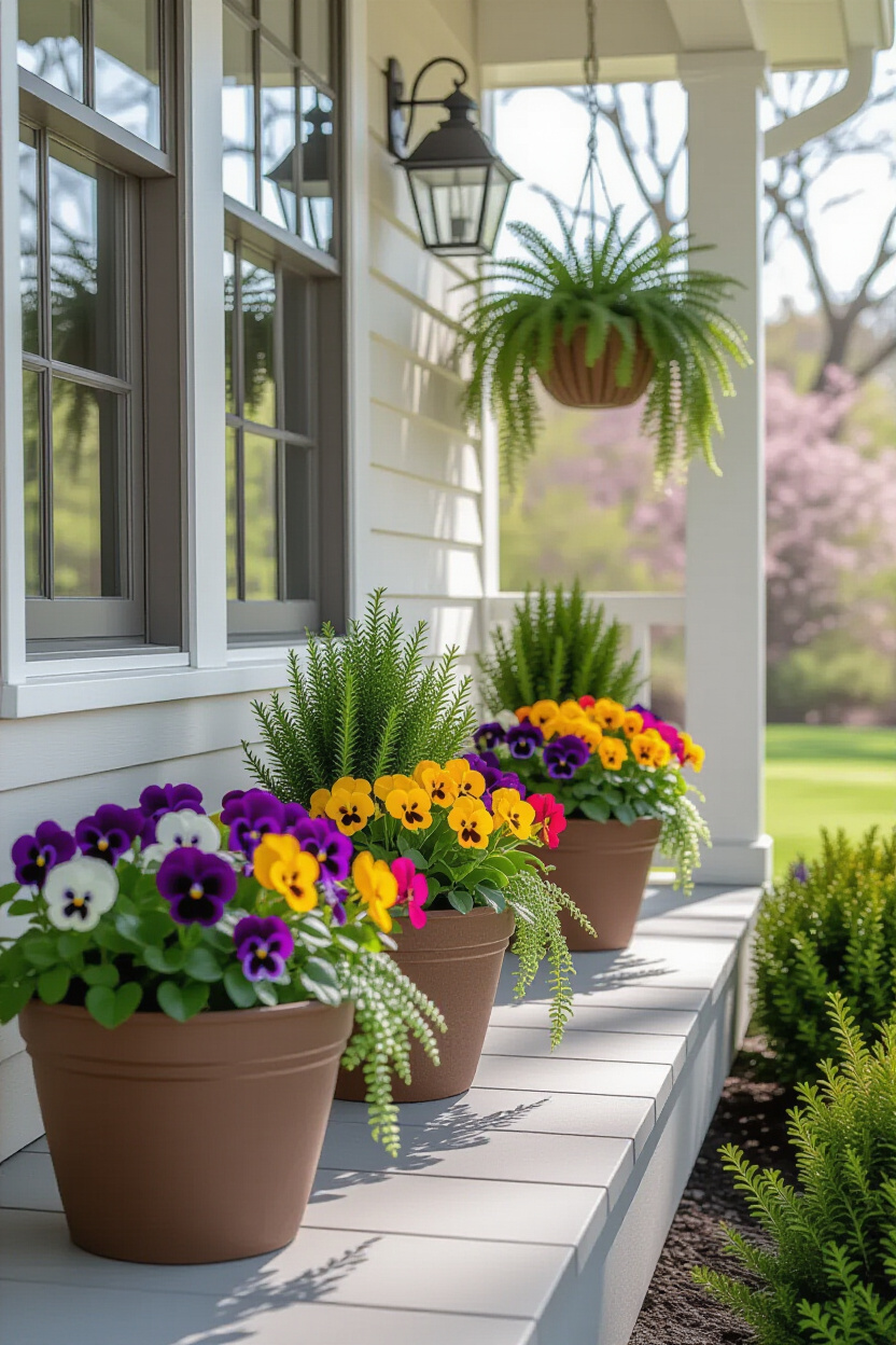 Early Spring Front Porch Decor for a Fresh Entrance