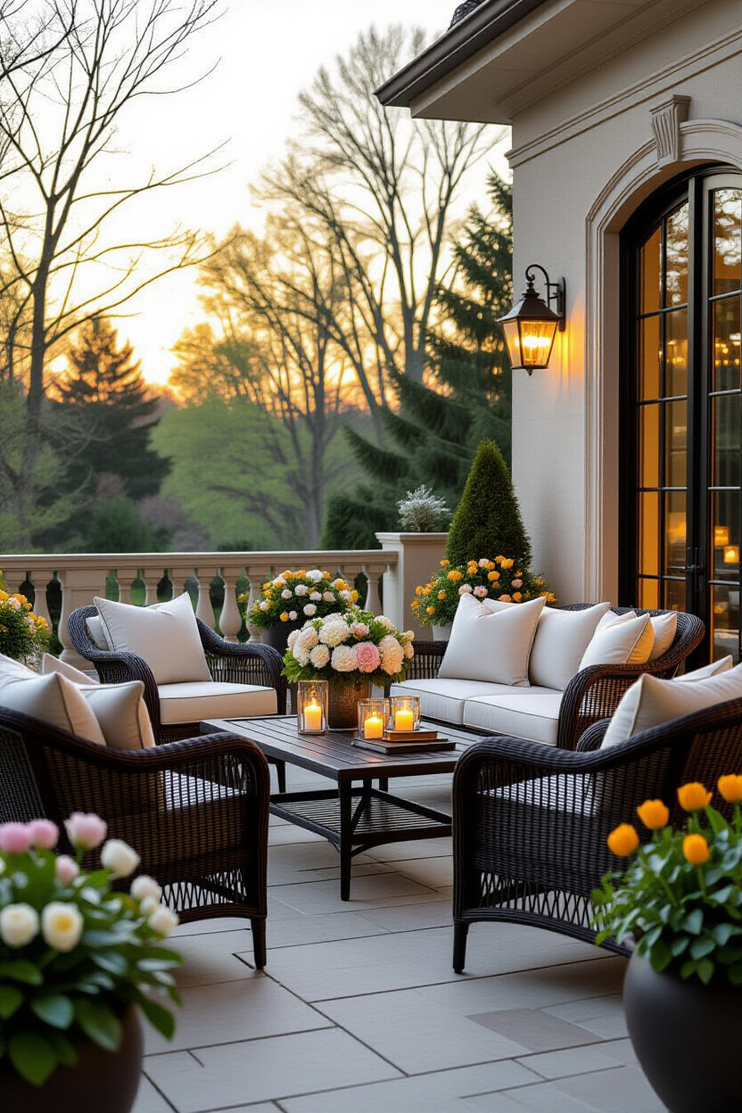 Elegant Spring Patio Decor for Entertaining