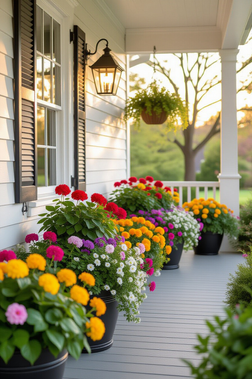 Elevate Your Front Porch Spring Decor Ideas with Stunning Arrangements