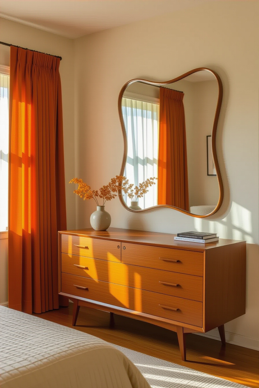 How a Retro Mirror Look Revitalizes a Vintage Space