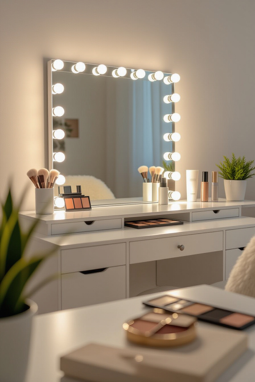 Illuminate Your Look: The Charm of Vanity Mirrors with Lights