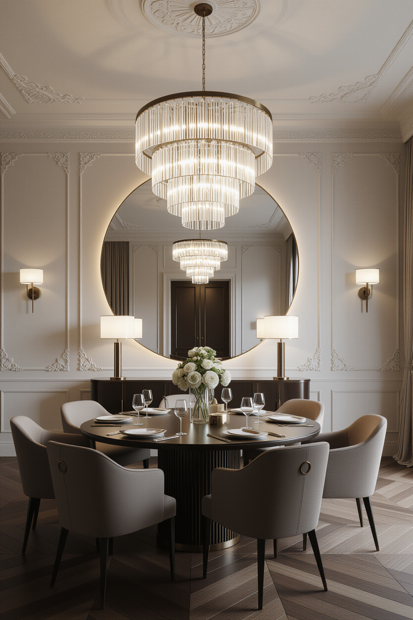 Large Circular Mirror: A Statement Piece for Any Room