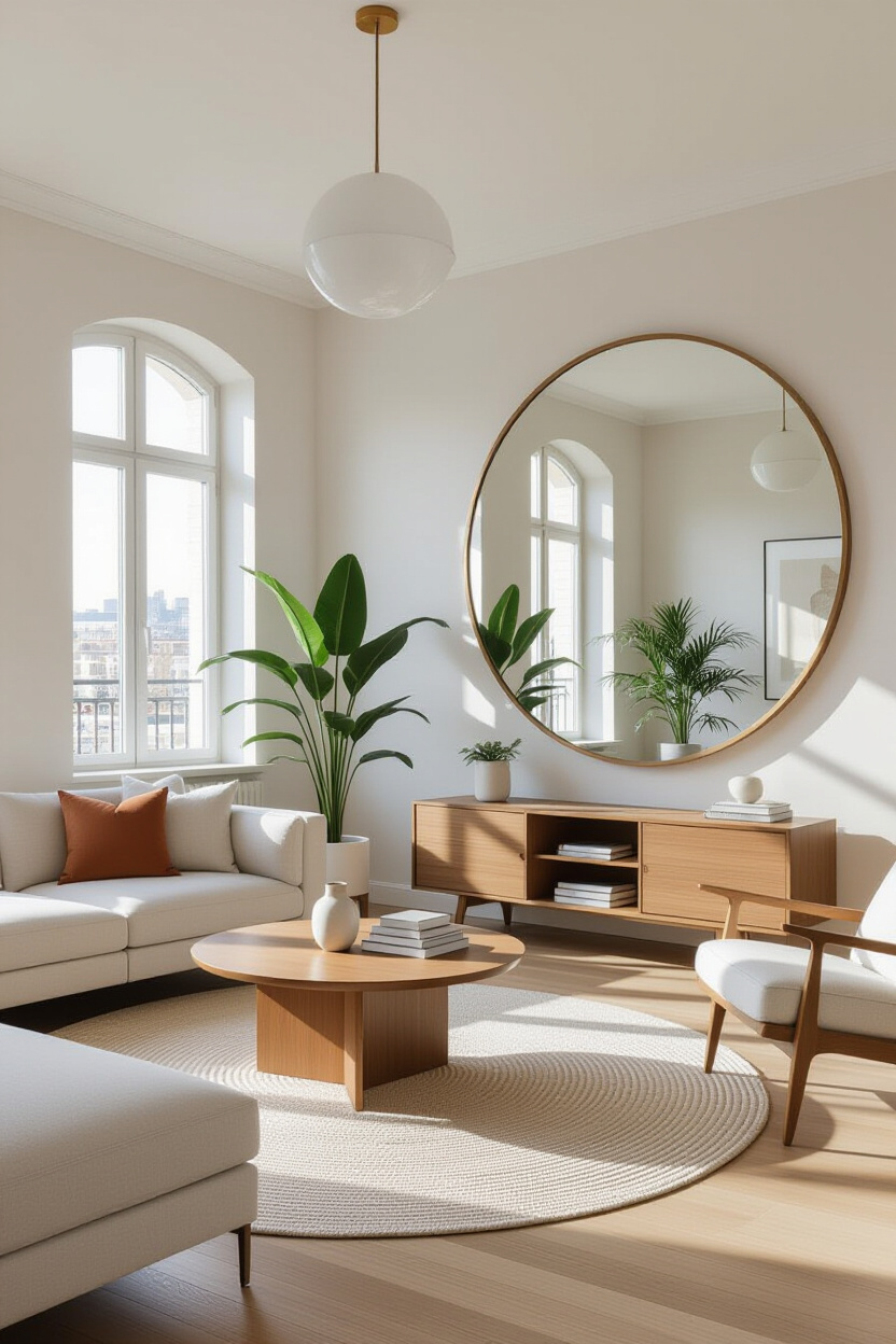 Large Round Mirror Decor Ideas for Impactful Spaces