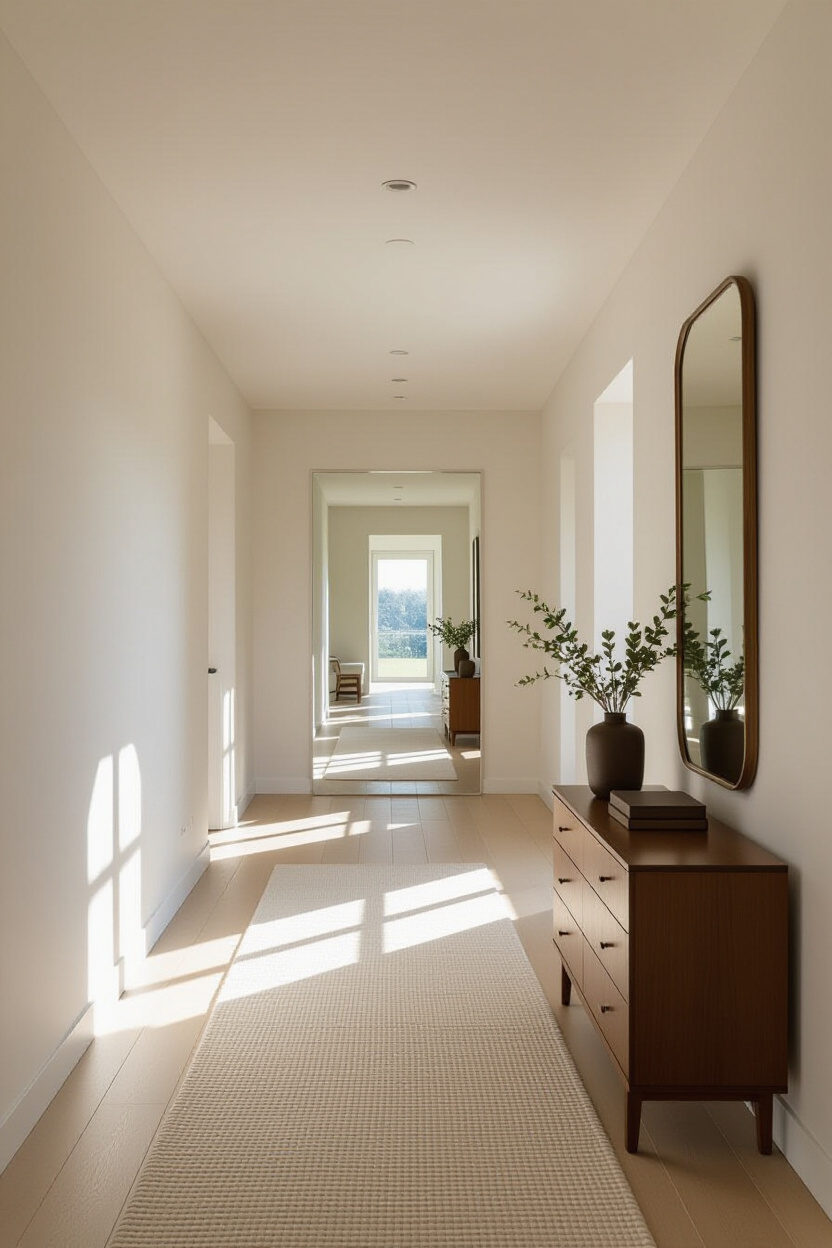 Long Mirror Decorating Ideas: Elongating Hallways and Entryways