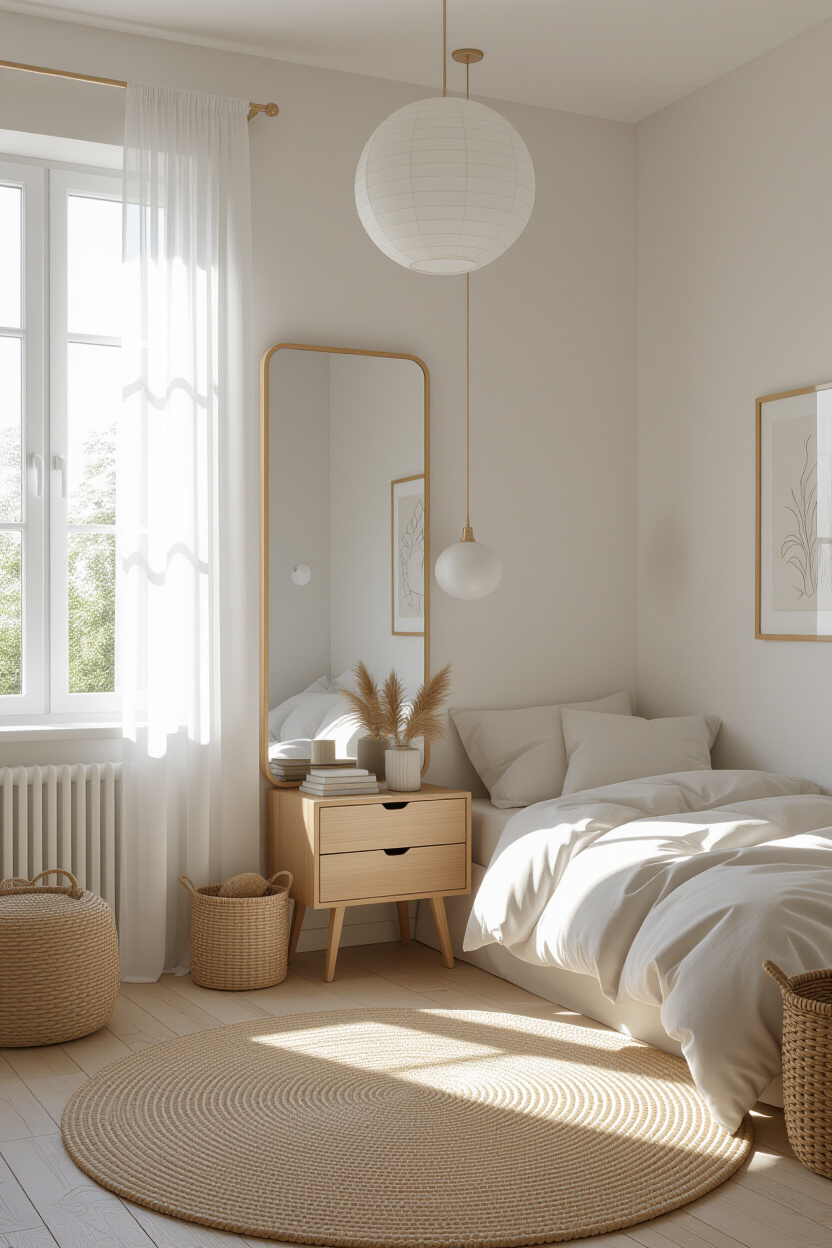 Mirror Wall Decor Bedroom for Small Rooms