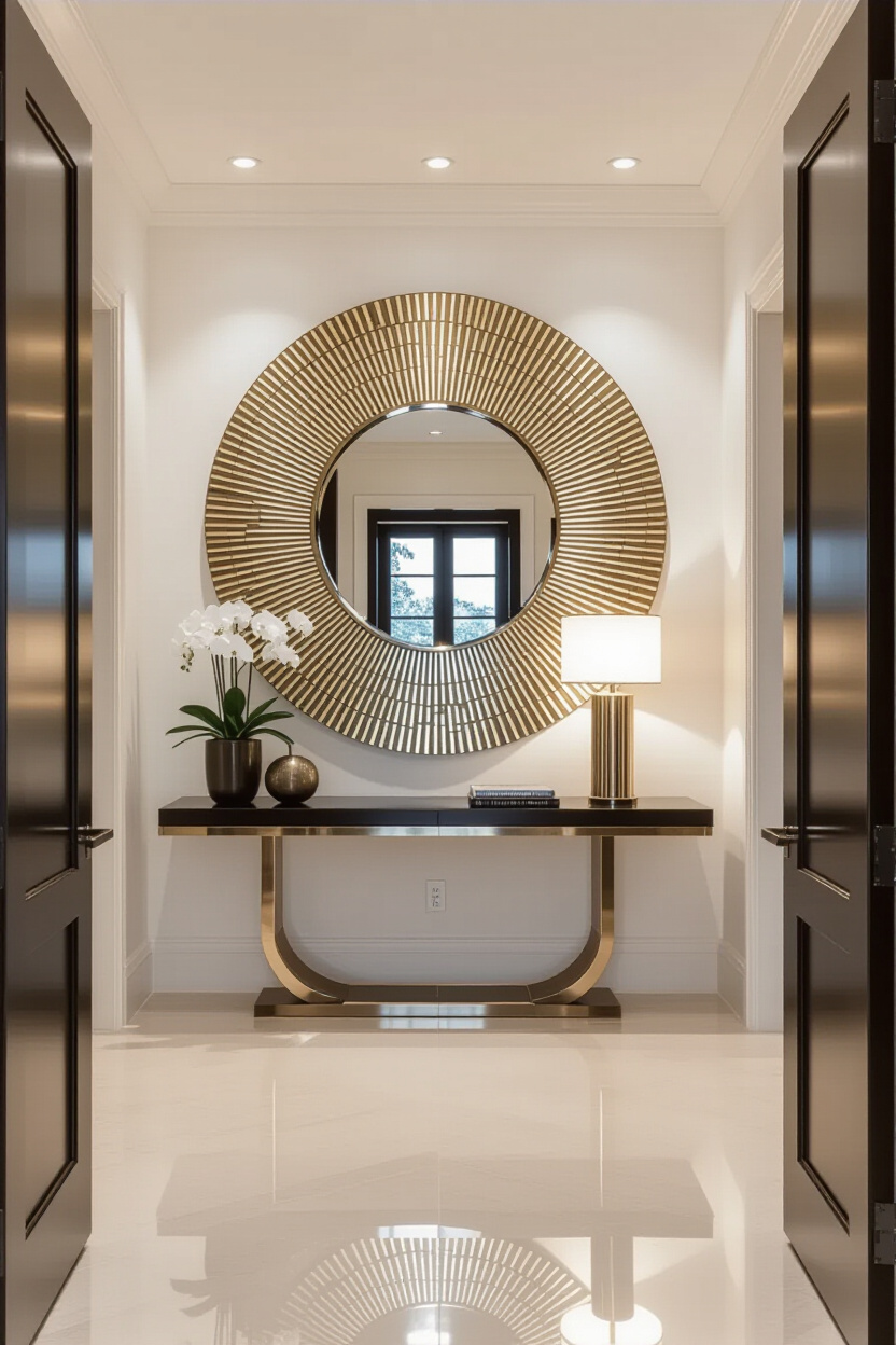 Mirror Wall Decor Entrance Foyer Strategies