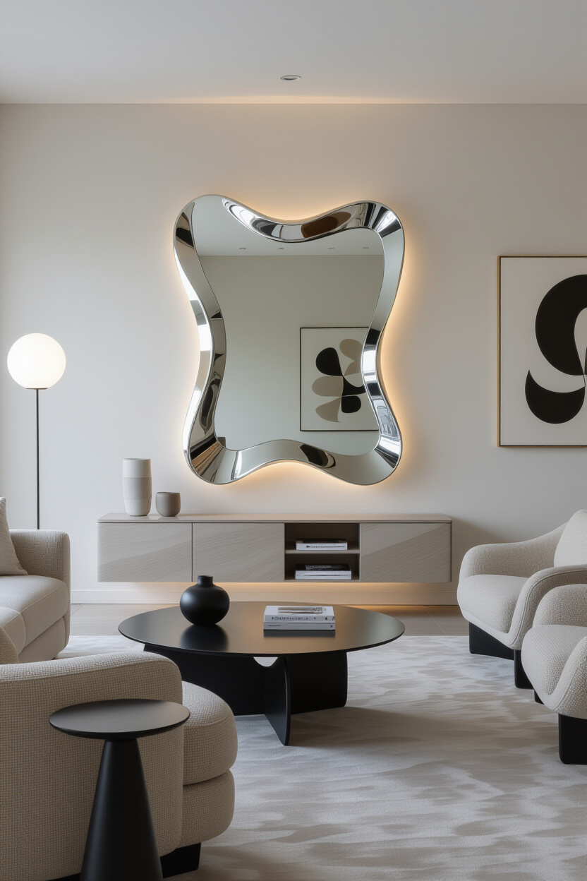 Modern Living-Room Mirrors: Beyond Functionality