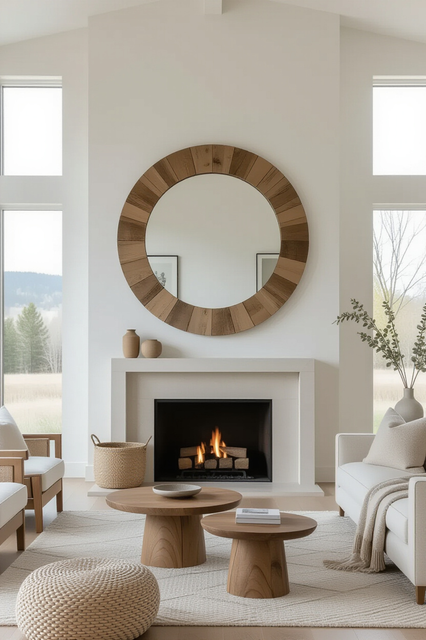 Modern Rustic Mirror: A Blend of Old and New