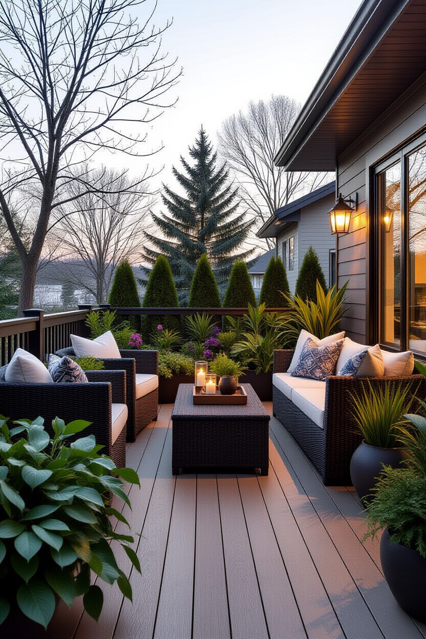 Outdoor Deck Decorating for a Spring Oasis