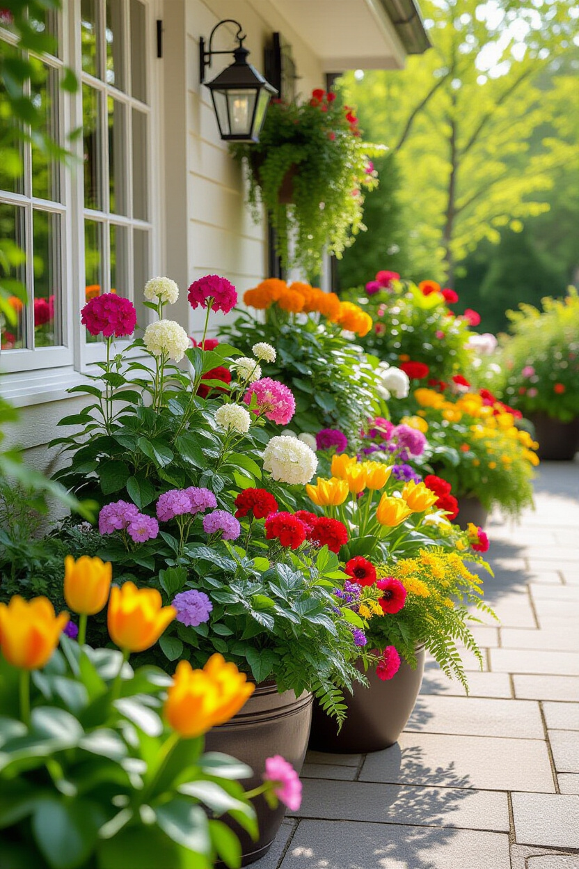 Planter Arrangements Outdoor: Crafting Beautiful Spring Displays