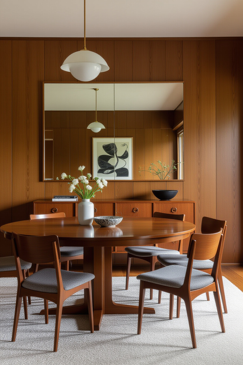 Practical Mirror Behind Dining Table Ideas