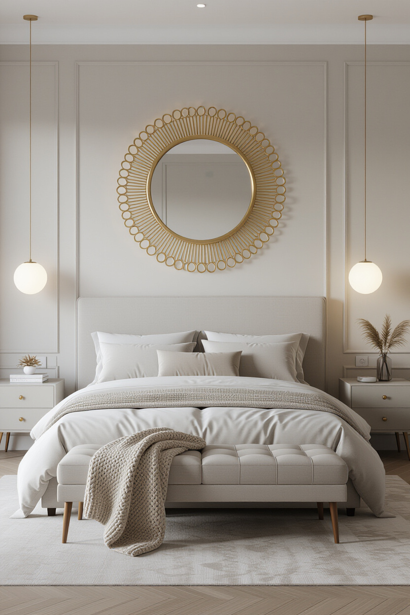 Round Mirror Design for Bedroom: Enhancing Your Sanctuary
