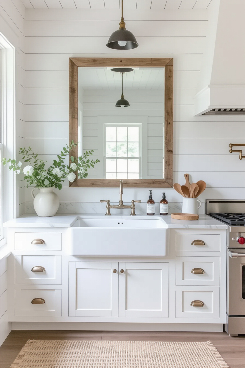 Rustic Mirrors Farmhouse Style: The Perfect Fit