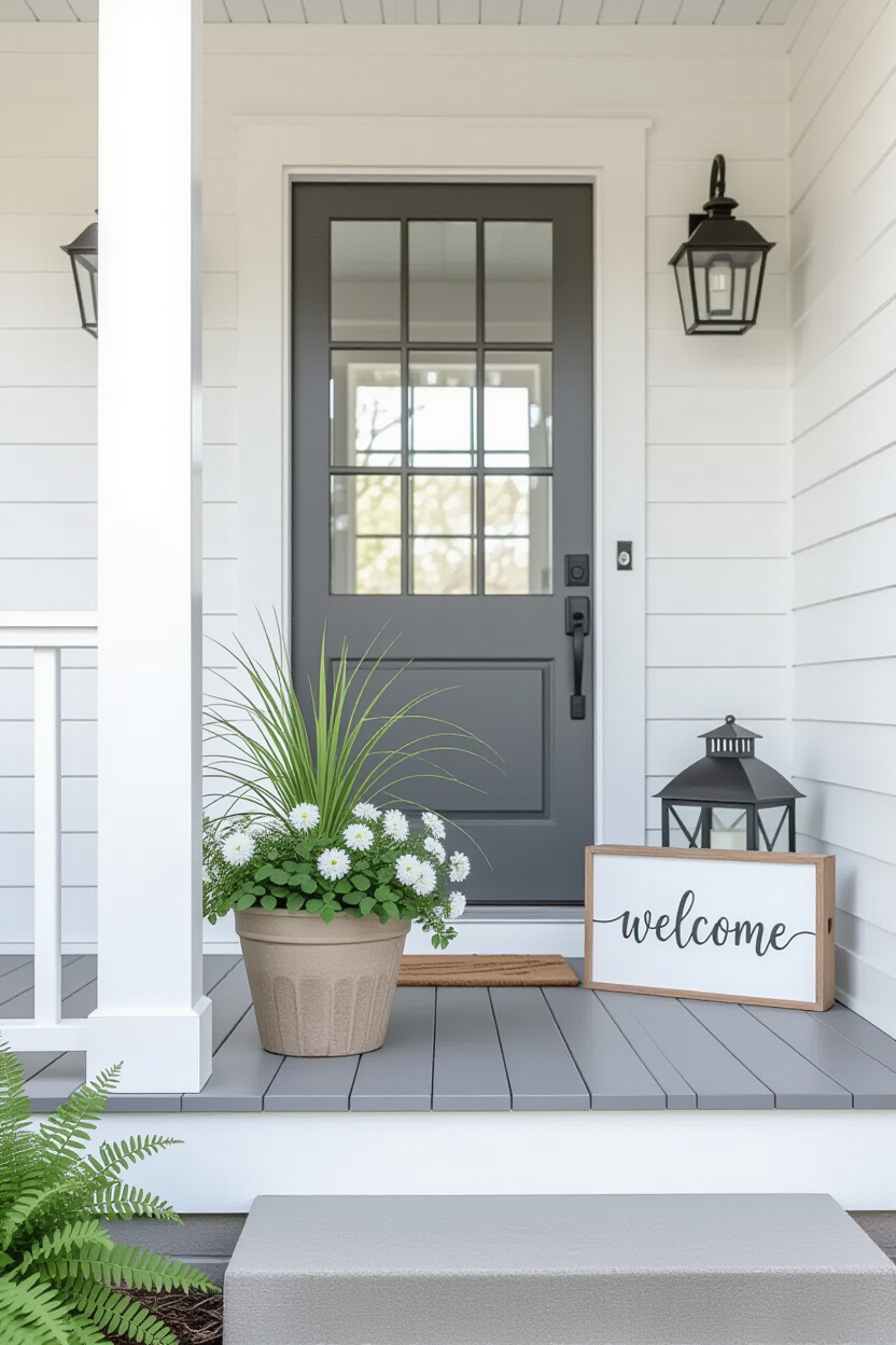 Simple Spring Front Porch Decor for a Fresh Look
